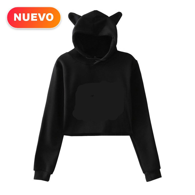 Sweatshirt Women Hoodie Pullover Clothes For Girls Streetwear Spring Long Sleeve Crop Top Hoodies